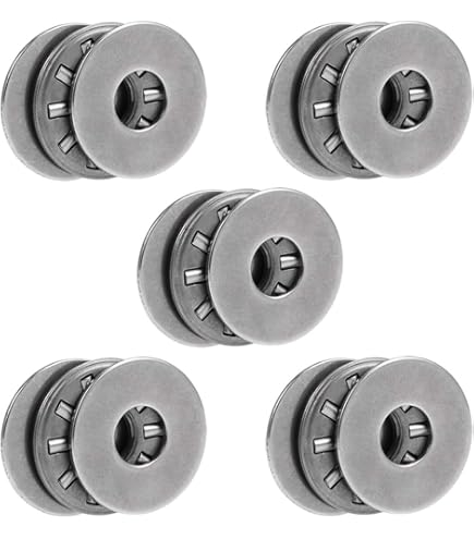 Heyiarbeit TC815 Rodamientos De Agujas De Empuje Con Arandelas De Acero 1/2 X 15/16 X 5/64 Pulgadas, 2 Unidades