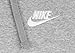 Nike Men's Sportswear Club Pullover Hoodie, Light Grey Heather/Light Grey Heather/White, Small