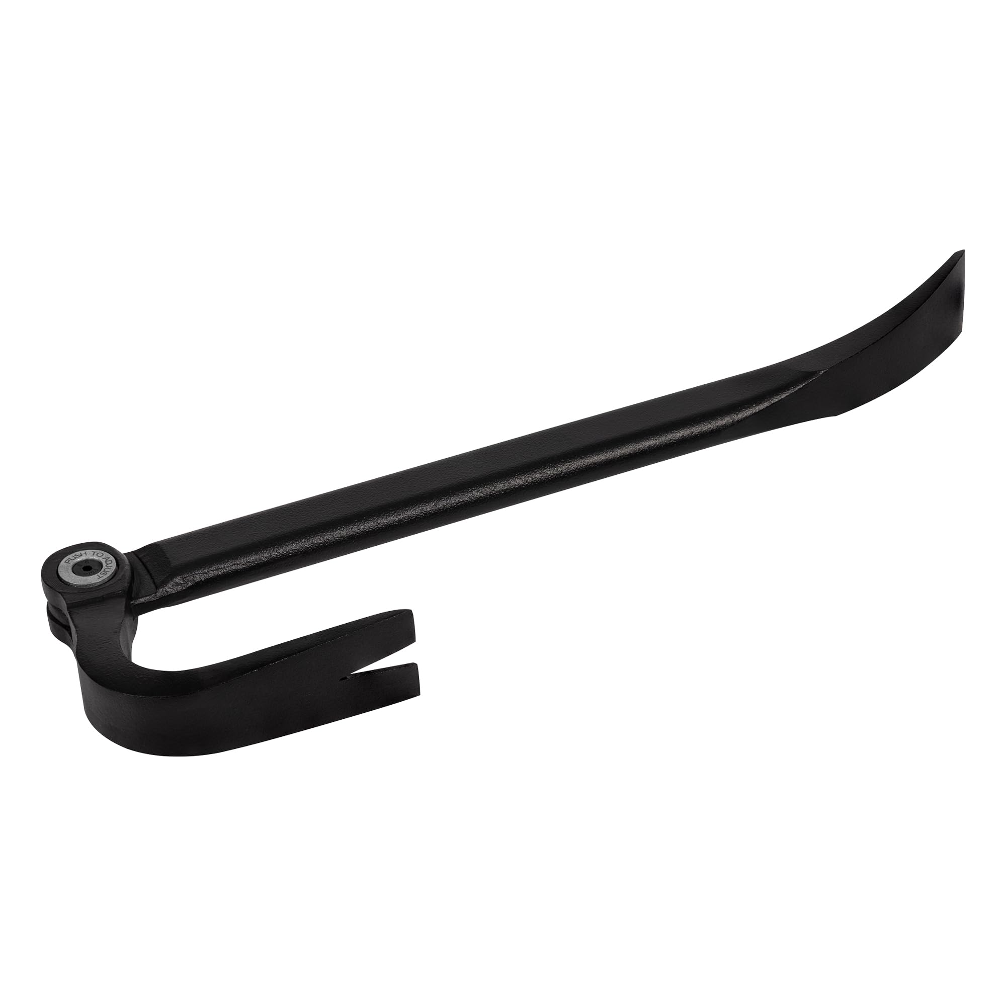 ROUGHNECK® Adjustable GORILLA bar® 610mm / 24"- Drop Forged & Heat Treated High-Carbon Steel, 180° Adjustable Claw with Push-Button Lock for Maximum Leverage in Demolition & Construction