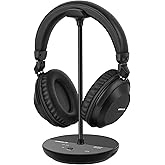 SIMOLIO 737D Plus TV Headphones Wireless for Seniors with Cinema & Clear Dialog Mode, Volume Boosted Wireless Bluetooth Headphones for Television Watching, No Latency, TV & Bluetooth Mode, 164FT/50M