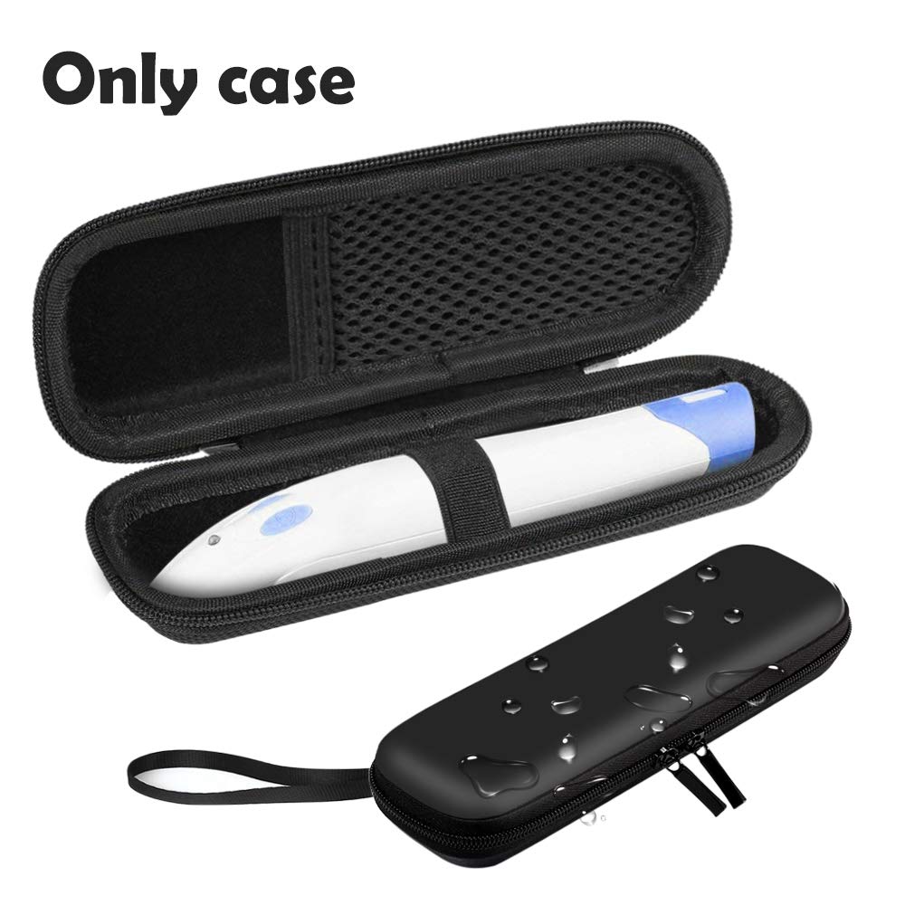 Bite Away Hülle, Wasserdichtes Tragbarer Eva Hart Tasche für Bite Away - Elektronischer Stichheiler für Juckreiz Schwarz