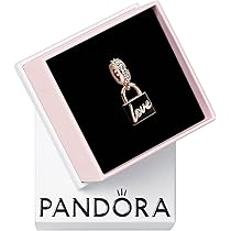 Amazon.com: Pandora Love Padlock Dangle Charm - Compatible