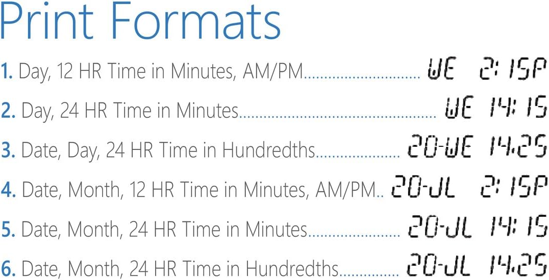 Lathem Heavy Duty Maintenance-Free Thermal Print Time Clock (2100HD), Black, 9.8" x 6" x 8" : Electronics