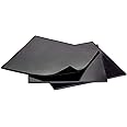Silicone Rubber Sheet by MATNIKS 6x6-inch by 1/8 Black [3-Pack] Duro Shore A65/High-Temperature Heavy Duty Gaskets DIY Material Supports Leveling Sealing Bumpers Protection Abrasion Covers Vibration