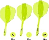 Winmau Fusion Integrated Flight and Shaft System No.6 Short Clear view 5