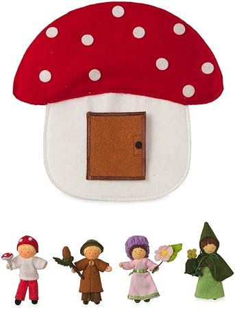 Amazon Com Magic Cabin Nature Halfpenny Dolls Posable Handcrafted