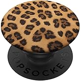 Leopard Pattern Print Cheetah Like Anima PopSockets Adhesive PopGrip