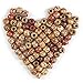 LoveS 100 Pcs 12mm Painted Barrel Design Mix Color Beading DIY Loose Wooden Beads