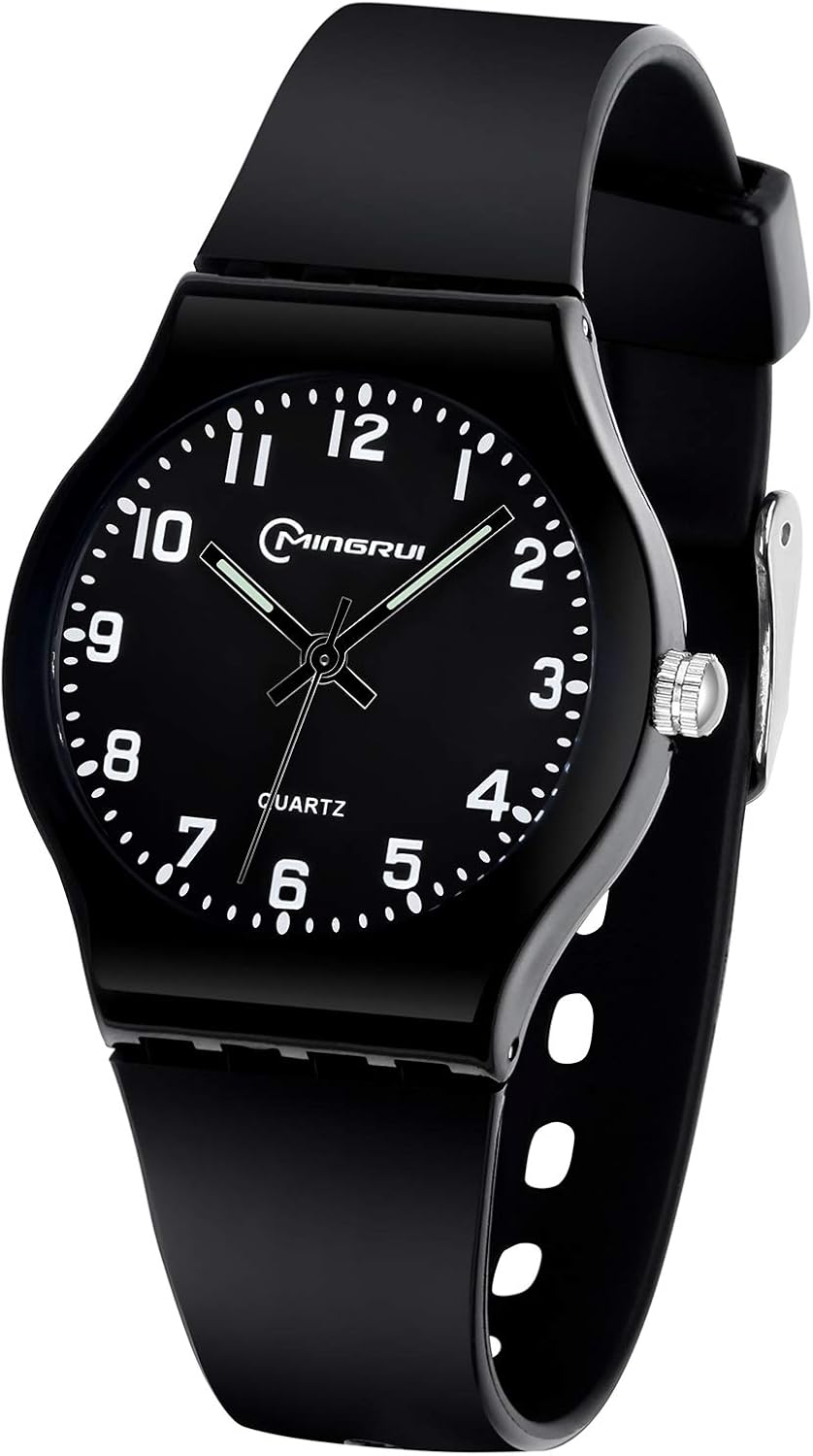 Kids Watches, Children Analogue Quartz Watch for Boys Girls Kids Waterproof Time Teach Watches