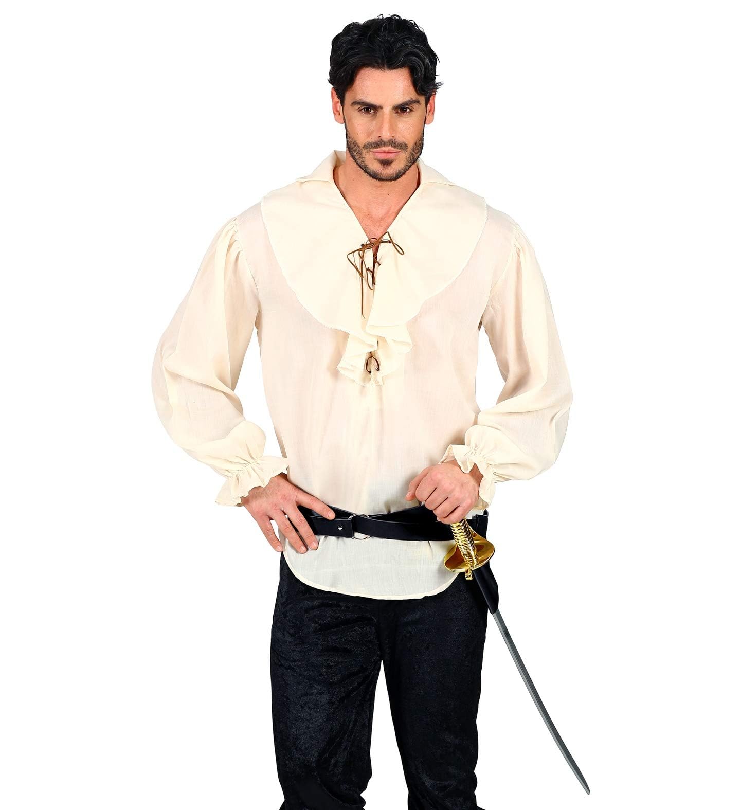 Widmann Milano Party Fashion Sword Holder, Leather Look, Holster, Costume Accessory, Pirate, Musketeer, Medieval