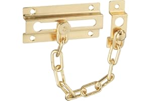 National Hardware V807 Door Chains in Brass