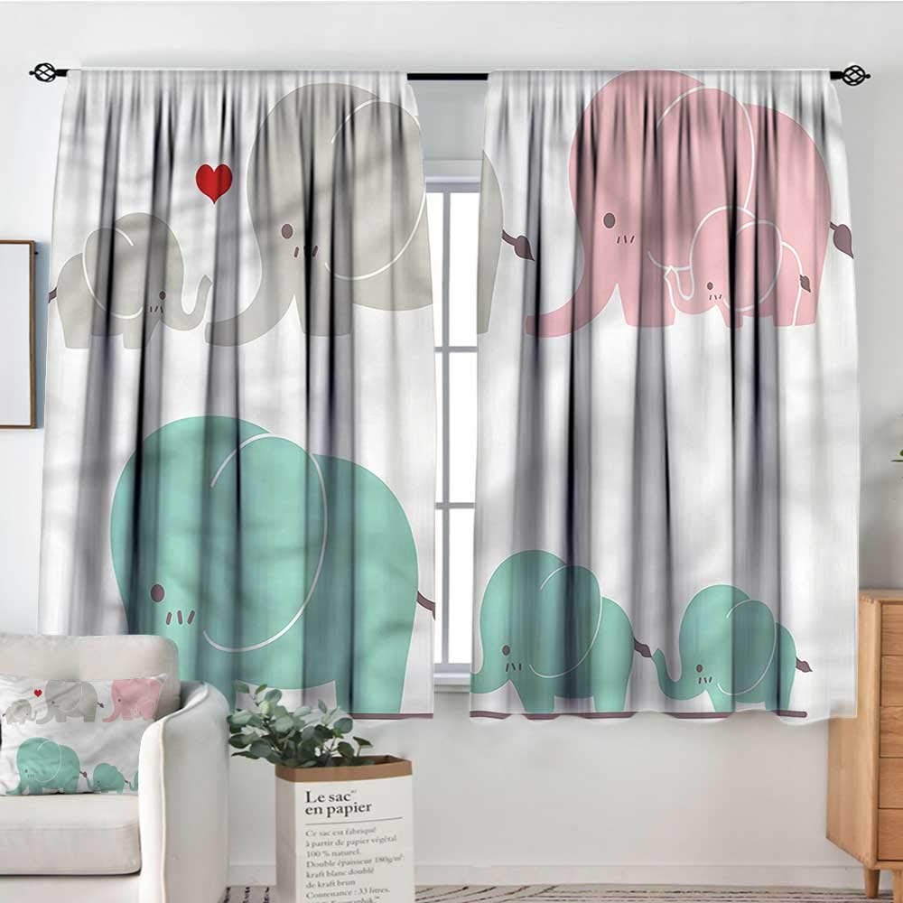 Amazon Com Anzhutwelve Nursery Curtain Rods Sweet Family Love