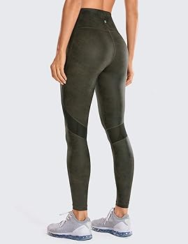 leather look yoga pants