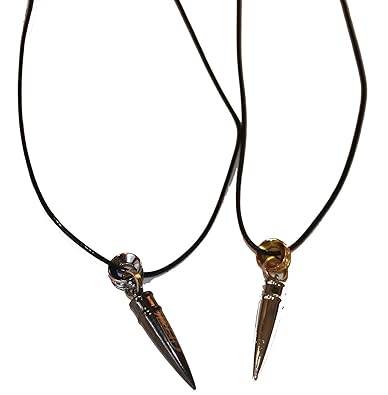 Amazon 鋼 の 弾丸 ペアネックレス オシャレ で カップル で