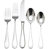 Reed &amp; Barton Dalton 5Pc Flatware Place Setting, 5 Piece, Silver | silver | flatware set | 1 place setting | service for 1 | 1 knife, 2 spoons &amp; 2 forks | heavy duty cutlery kitchen &amp; dining