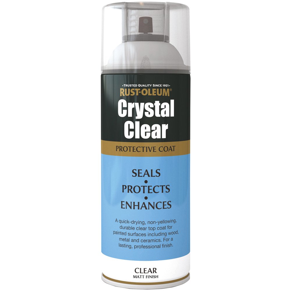 Clear Coat Spray Protector Seal Coating Metal Wood Ceramics Quick