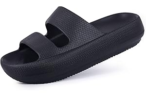 shevalues Orthopedic Slide Sandals for Women with Arch Support Pillow Soft Recovery Slip on Sandals Lightweight Summer Cloud Slippers for Plantar Fasciitis