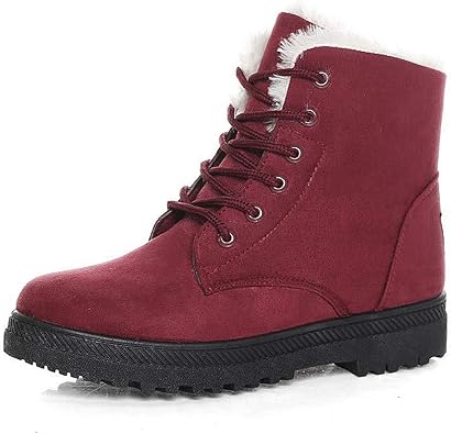 maroon winter boots