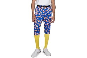 Men's American Flag USA Patriotic Golf Knickers & Socks - Traditional Old School Retro Red White & Blue Golf Pant
