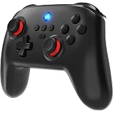 Fosmon Wireless Gaming Pro Controller For Nintendo Switch 2/1/Lite/OLED | Compatible with Switch 2 1 Lite OLED Steam Deck Android iOS Devices with Turbo, Motion Control, Vibration, Digital Triggers