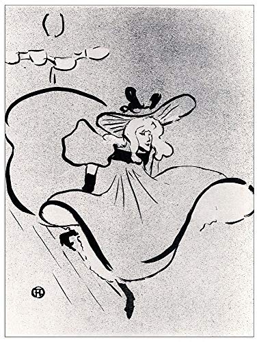 ArtPlaza TW92601 Toulouse-Lautrec Cafe Concert Decorative Panel, Wood MDF, Multicolour, 90x120 Cm