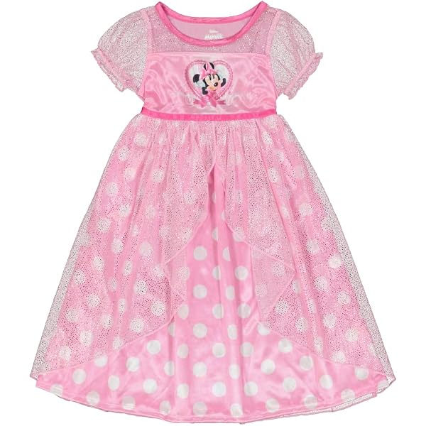 Paw Patrol Camicia Da Notte Lunga Per Bambine - Abito Da Sogno Con Maniche A Volant E Paillettes - Ufficiale Nickelodeon, Taglie 2-8 Anni