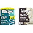 Blistex Medicated Lip Balm, 0.15 Ounce, 3 Count (Pack of 1) Prevent Dryness & Chapping, SPF 15 & Five Star Lip Protection Balm, 0.15 Ounce – Wind & Water-Resistant Lip Care