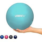 URBNFit Mini Pilates Ball - Small Exercise Ball for Yoga, Pilates, Barre, Physical Therapy, Stretching and Core Fitness - Inc