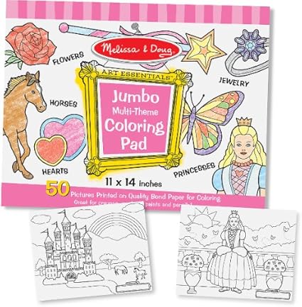 melissa and doug jumbo coloring pad