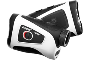 Golf Rangefinder JIEHOME X3 Rangefinder with Slope, Flagpole Locking & Vibration, 660/1100YDS Laser Rangefinder for Golfing/Hunting, Rechargeable Distance Measuring Range Finder, Built-in Magnetic