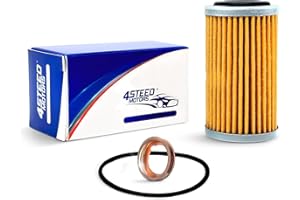 4STEED MOTORS Transmission Oil Filter 31726-28X0A 31726-3JX0A Fits for 2013-2019 Nissan Altima Maxima Murano Sentra Versa Trans Oil Filter Assy with Gasket & Drain Plug Washer