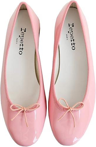 Amazon レペット バレエシューズ バレリーナサンドリオンオート パテントレザー Rose 74 38 5サイズ Cendrillon Haute Vx374v オンライン限定 Repetto レペット シューズ バッグ