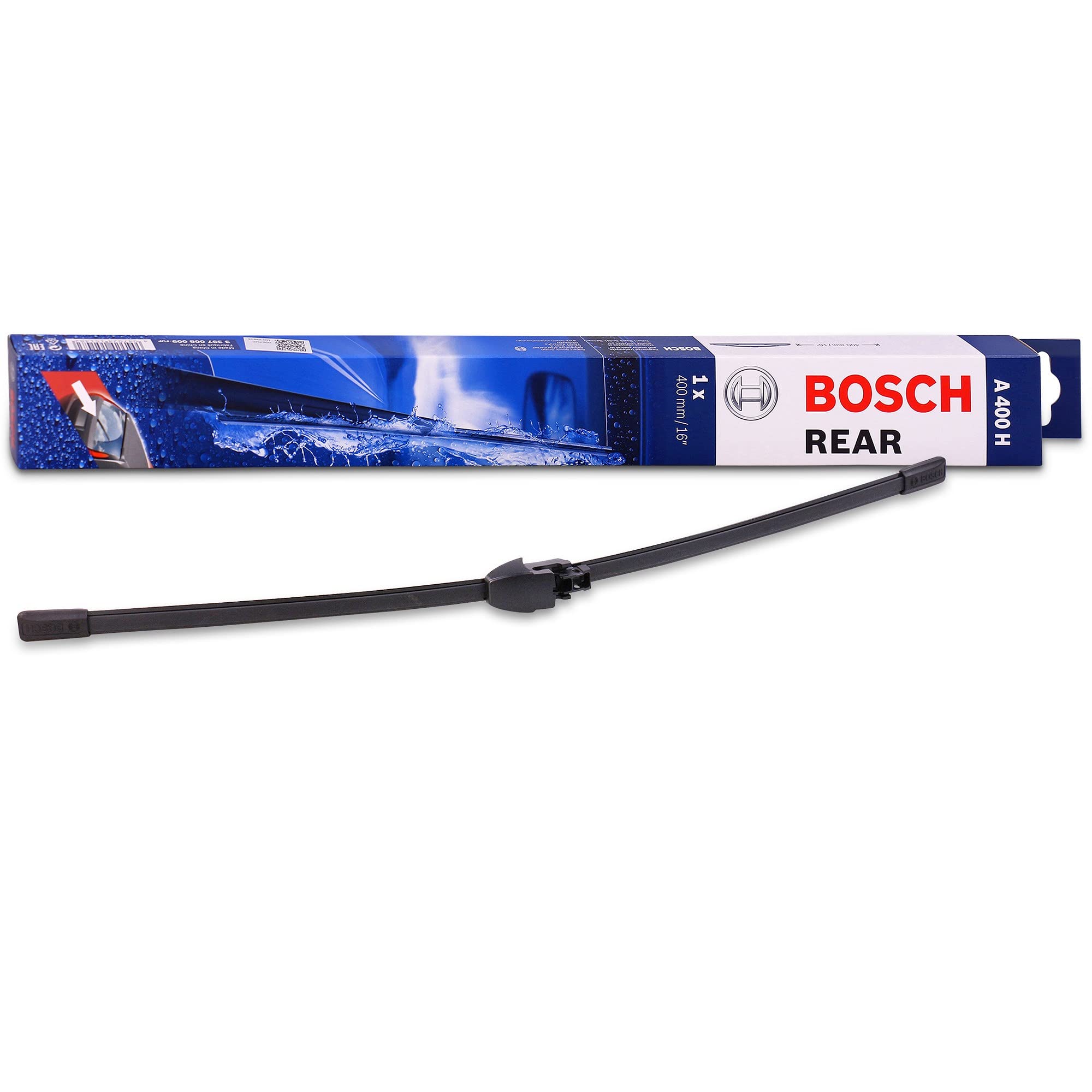 Bosch Rear Wiper A 400 H - Excellent Cleaning Performance - Replacement Blade for Back Windscreen - 1 Blade, 400mm