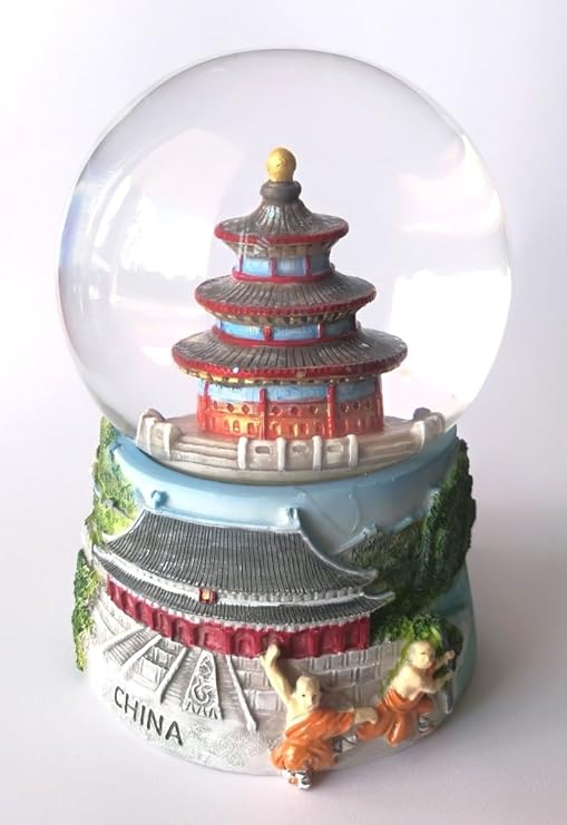 Amazon Com Handykraft Vintage Snow Globe Water Art Glass Paper