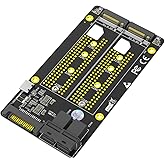 New Version Dual M.2 NVME SSD to Dual SFF-8643 Adapter