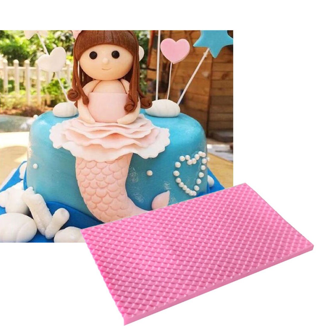 Sirene Ecailles De Poisson Forme Fondant Decoration De Gateaux Moule En Silicone Moule A Chocolat Patisserie Outils Patisserie Cuisine Maison Lawawarenesssociety In