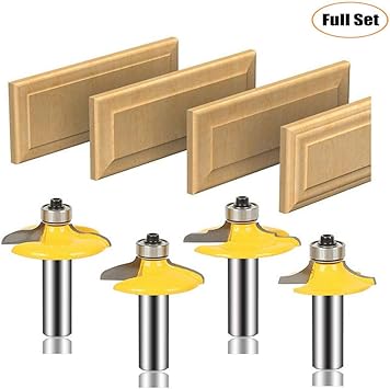 Letbuy Door And Drawer Front Edging Router Bit Set 1 2 Inch Shank
