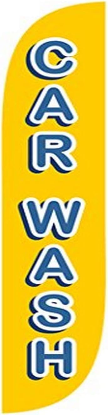 LookOurWay Car Wash Bubbles Feather Flag, 12-Feet : Sports & Outdoors