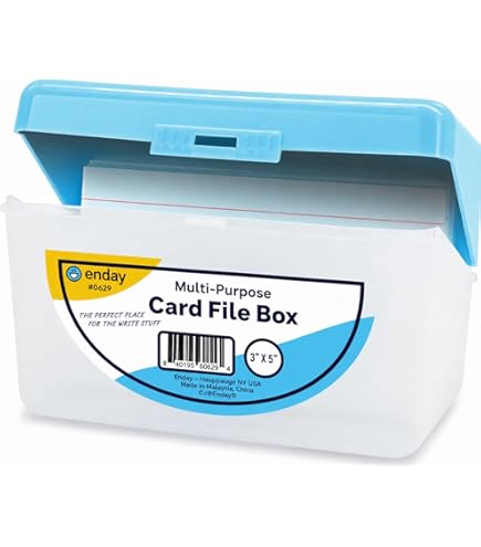 oxford poly index card binder Amazon.com : Oxford 01351 Plastic Index Card Flip Top File Box Holds 300 3  x 5 Cards, Matte Black (1 EA) : Note Card Holder : Office Products