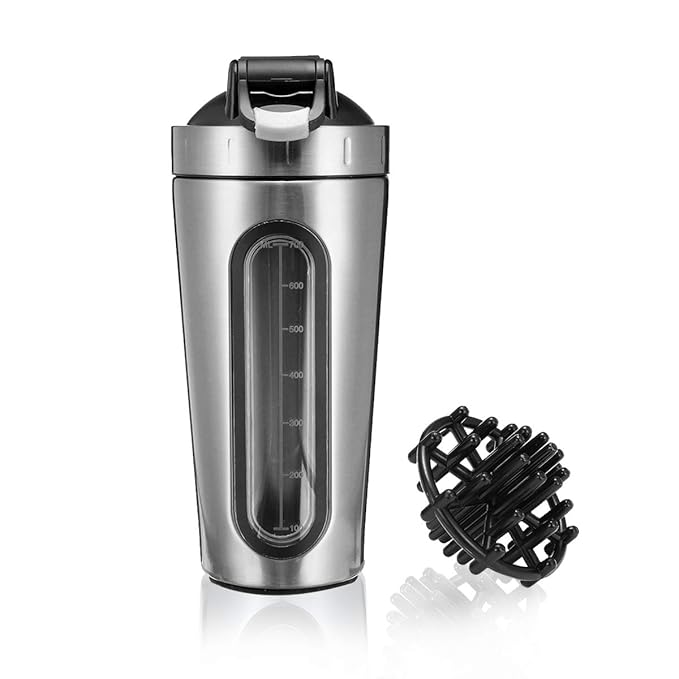 title=Slimerence Shaker per Proteine, Bottiglia Shaker con la Palla Misceratore per
