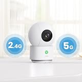 aosu 2K WiFi Indoor Camera Nanny Cam Baby Room Home Pet Monitoring 360 View view 5