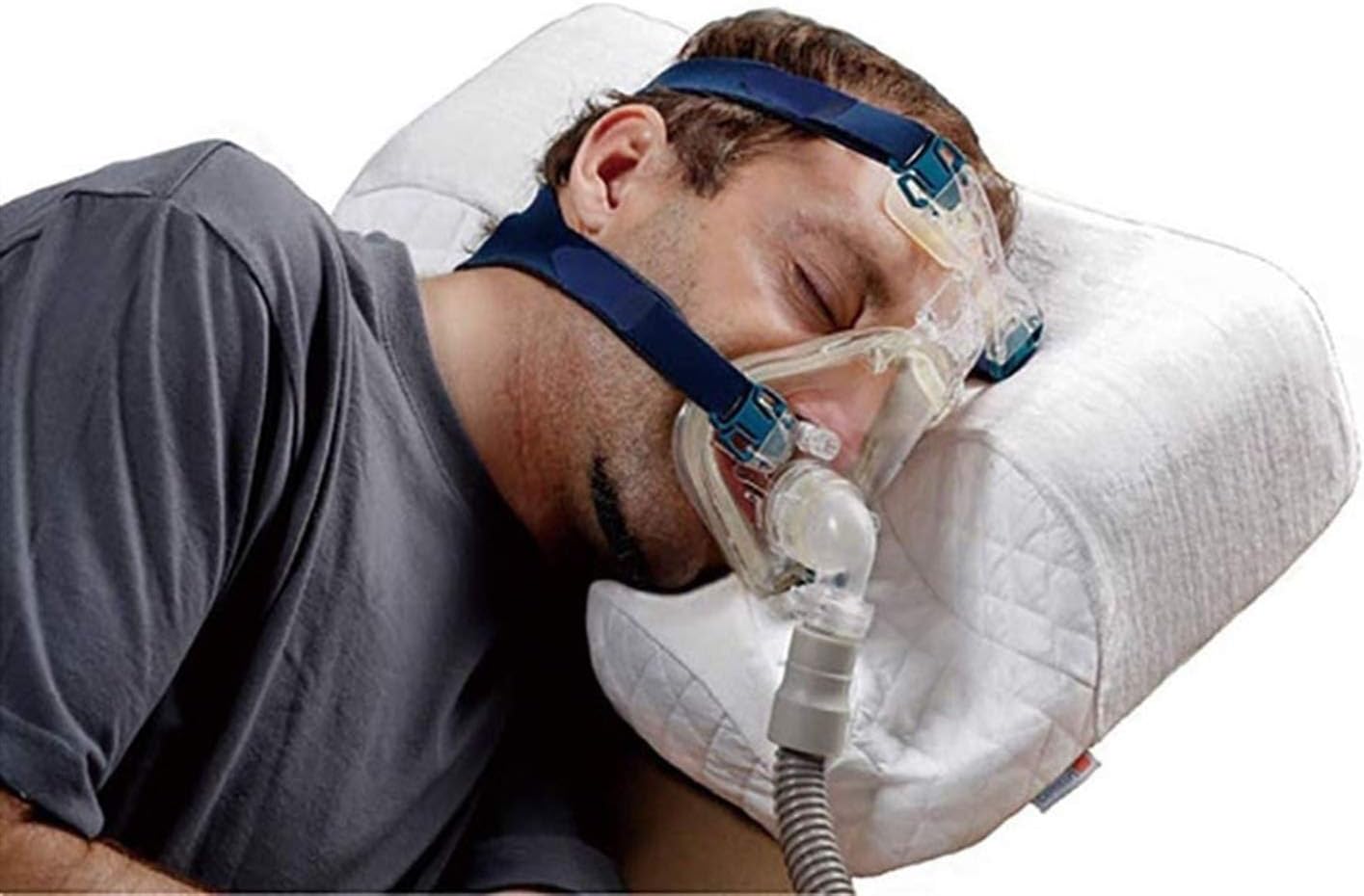 UALLL Apnée du Sommeil Oreiller CPAP, La mémoire de Forme d'apnée du Sommeil Oreiller avec UALLL Apnée du Sommeil Oreiller CPAP, La mémoire de Forme d'apnée du Sommeil Oreiller avec