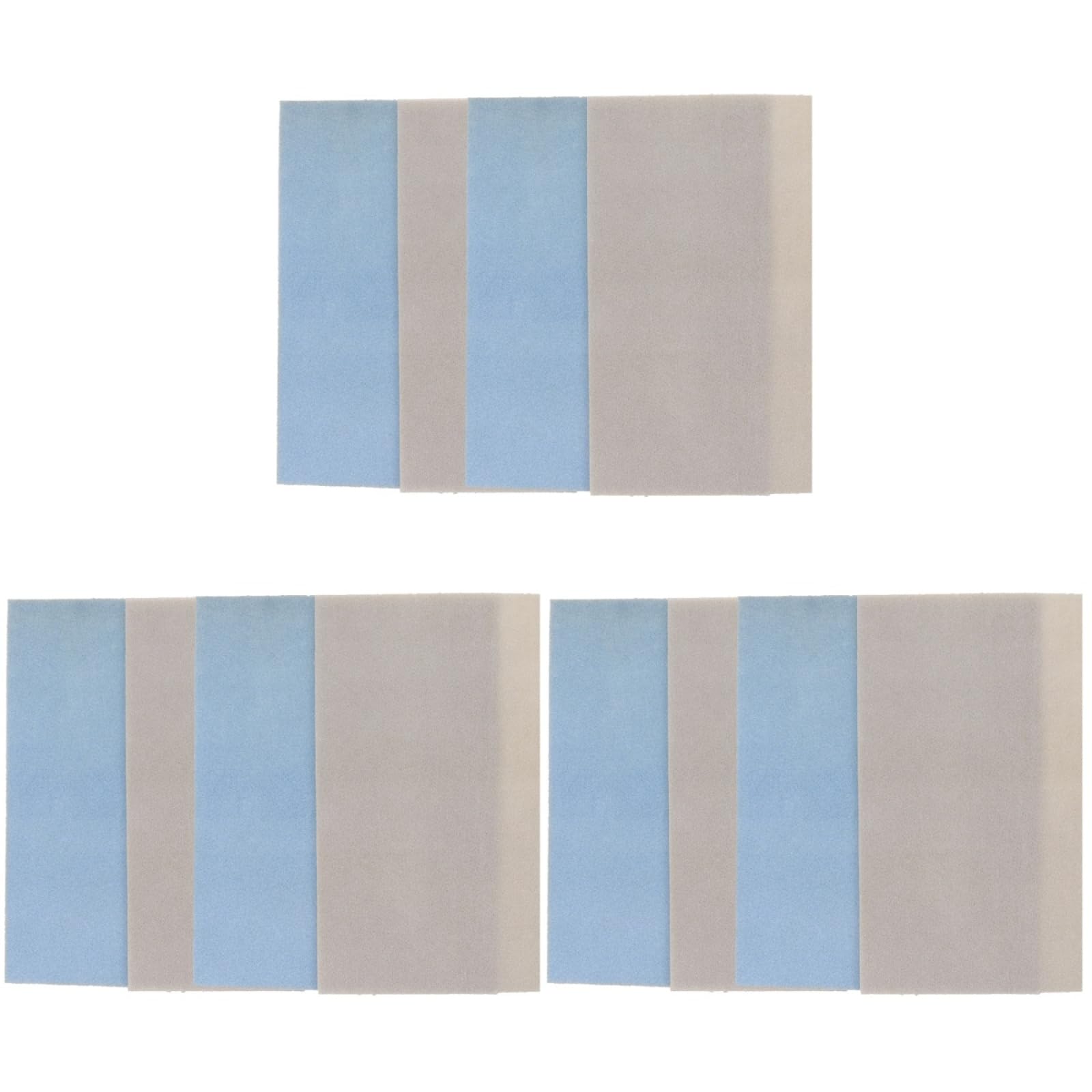 Tofficu 12 Pcs Non-Slip Bead Mats for Jewelry Making, 30x23cm Random Color Beading Tools and Accessories, Durable Flocking Sponge Polyester, Easy to Clean