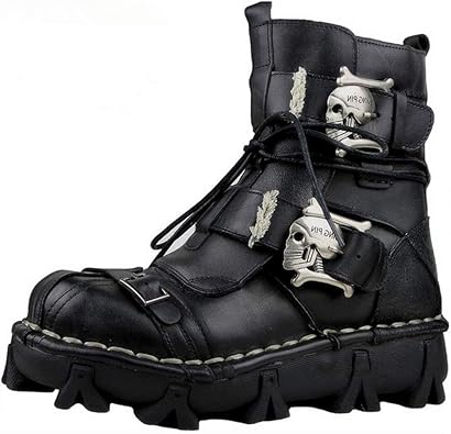 botas punk masculinas