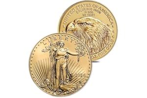 YIQILAFADA 2024 American Eagles Coins Liberty Replica Dollar Uncirculated Coin