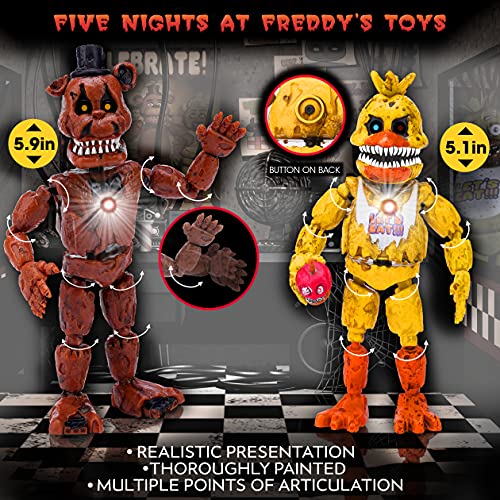 FNAF Action Figures Set of 6 PCS Inspired by Five Nights at Freddy’s