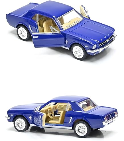 Amazon.com: 1964.5 Ford Mustang Convertible, Blue - Motormax