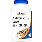 Nutricost Astragalus Capsules 550mg, 240 Vegetarian Capsules - Non-GMO and Gluten Free