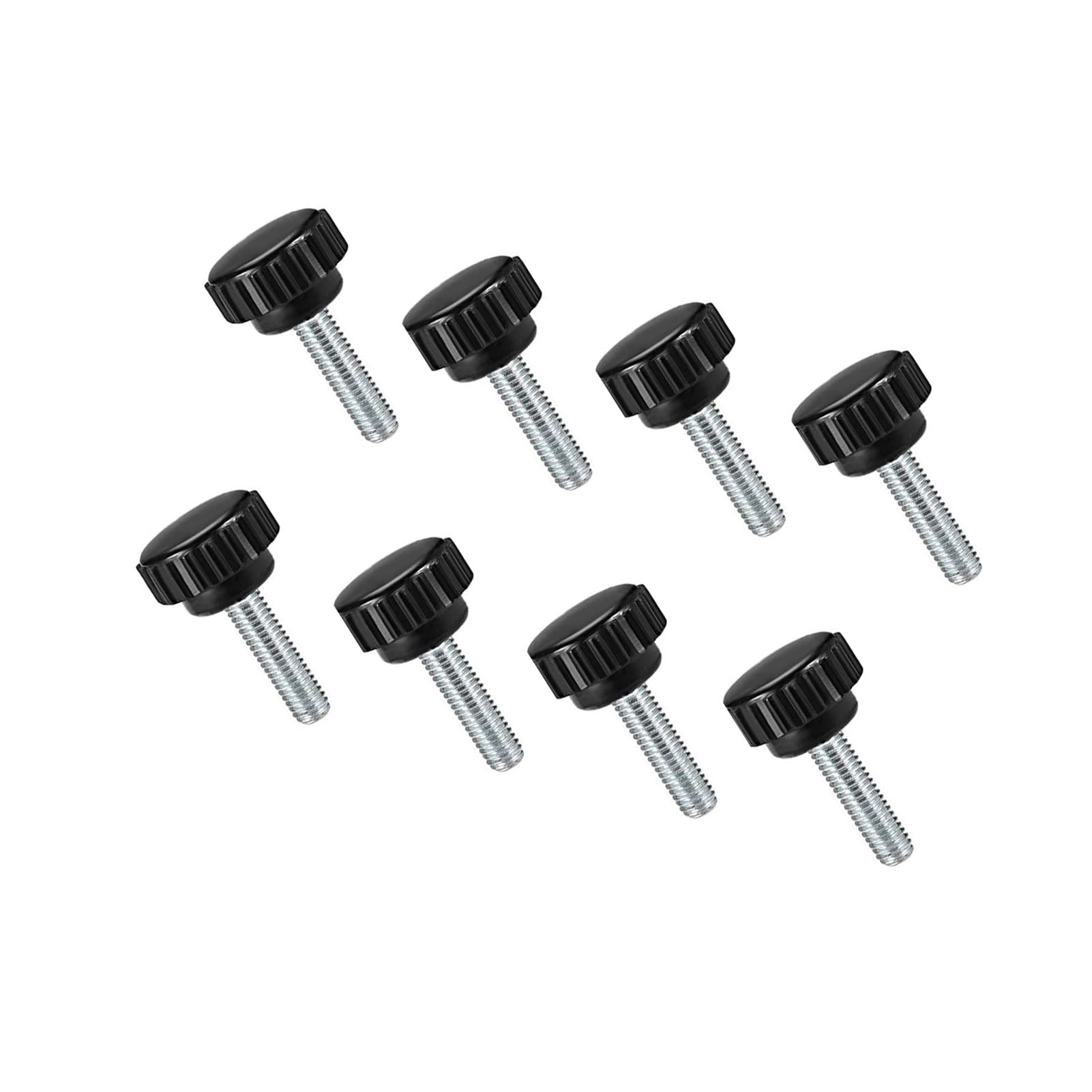 MACHSWON Knurled Clamping Knobs Grip Thumb Screw on Type for Saw, Drill Press, Lathe and Routing jigs Male Thread Knurled Clamping Knobs M6 x 20mm 8pcs — image 1