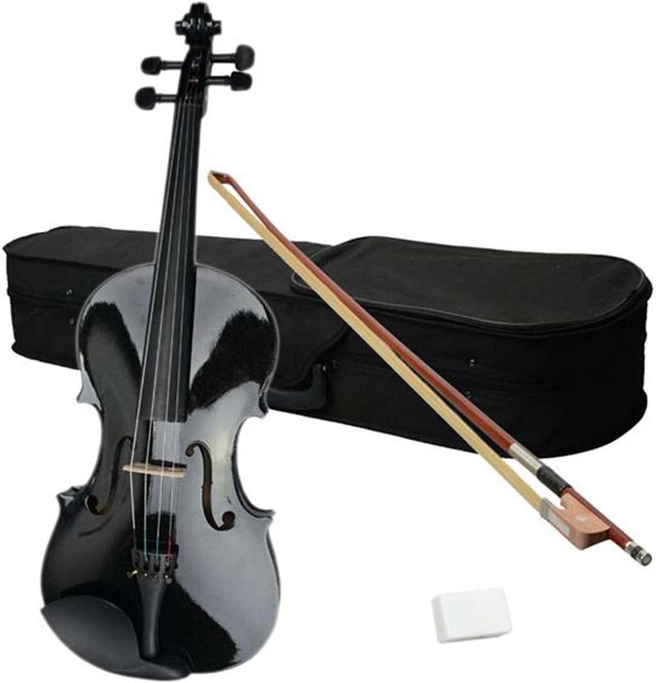 SHUTAO 15" Acoustic Viola Case Bow Rosin Black